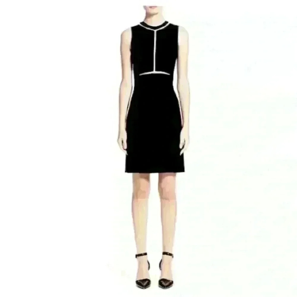 Alexander Wang Ladder Trim Black Dress